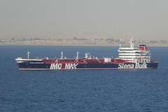 Gulf Of Suez At Anchor Awaiting Canal Transit. Stena Imperator. Oil/Chemical Tanker.