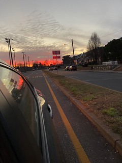 Sunset on Holme Ave