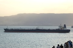 Gulf Of Suez At Anchor Awaiting Canal Transit. SCF Caucasus. Crude Oil Tanker.
