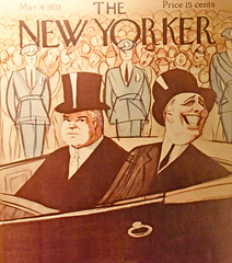 Hoover and FDR -- The New Yorker Cover March 4, 1933 (Herbert Hoover Presidential Library and Museum, West Branch, Iowa)