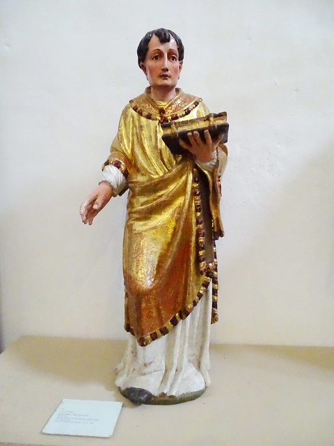 estatua monje museo escultura del Real Monasterio de Santa Maria de Veruela Zaragoza 05