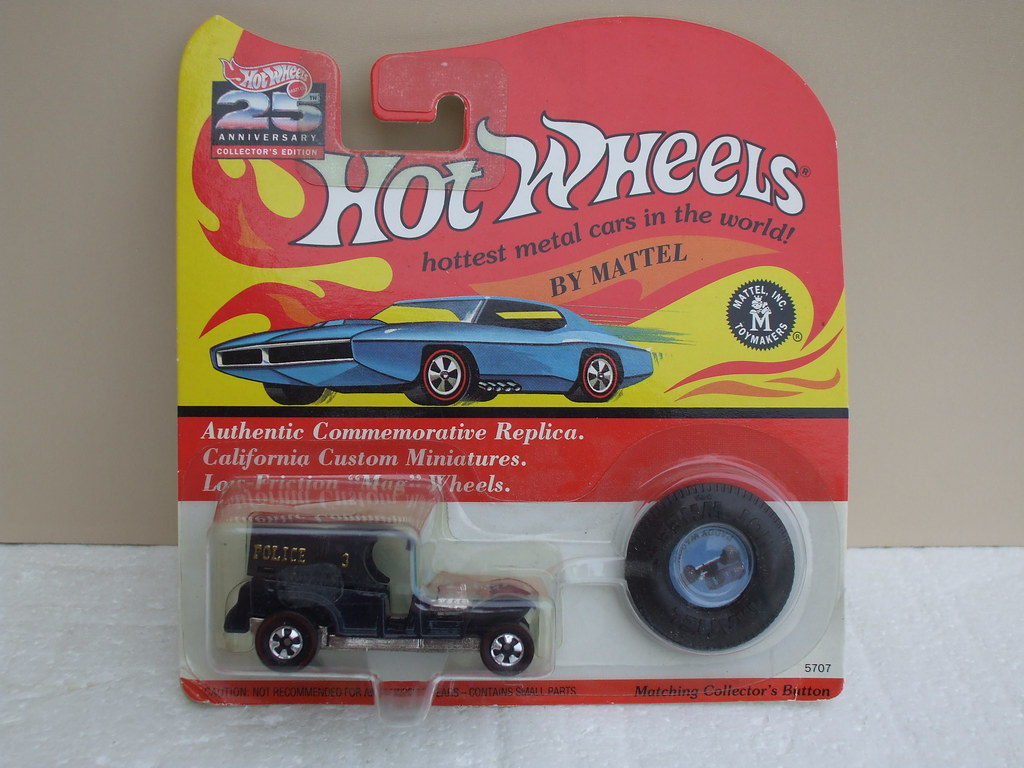 Hot Wheels 25th Anniversary Paddy Wagon Metallic Brown Series L MOC 1993 