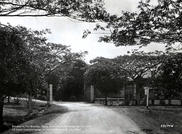 Entrance to Fort McKinley, Taguig, Metro Manila, Philippines, April 13, 1931