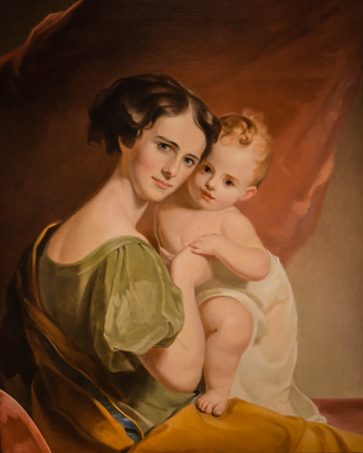 Thomas Sully - Catherine Macomb Mason and her son John Henry Mason, 1829 The Art Museums of Colonial Williamsburg VA