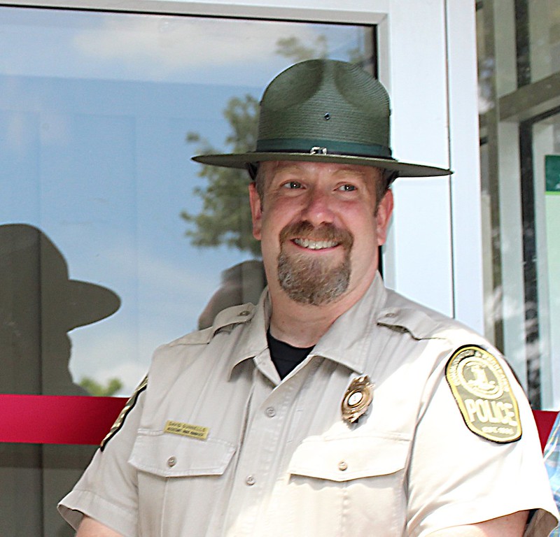 Park Manager Gunnells, Showing off the famous ranger hat