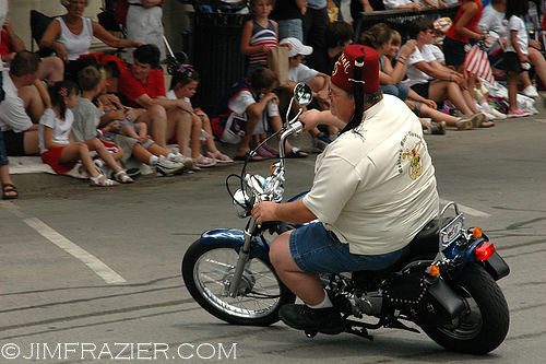 Shriner on a Motorcycle