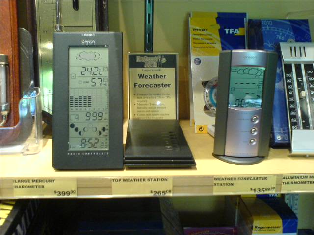 The xmas wish list continued: Oregon Scientific weather st…