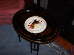 Thu, 01/26/2006 - 8:18pm - My dessert plate in the sitting area of my room.

Waterloo House, Hamilton, Bermuda