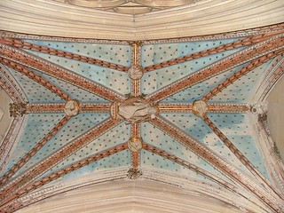 Pugin's tomb for Lady Sutton (ceiling)