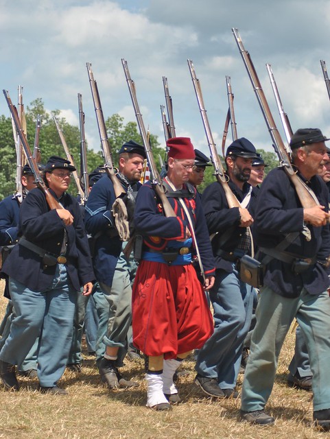 Union Re-enactors at the 150th Gettysburg Anniversary