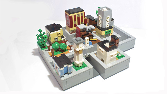 Lego Tilted Towers from Fortnite