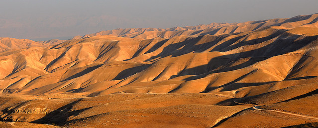 Hills in the Judean Desert near Mar Saba Monastery, State of Palestine