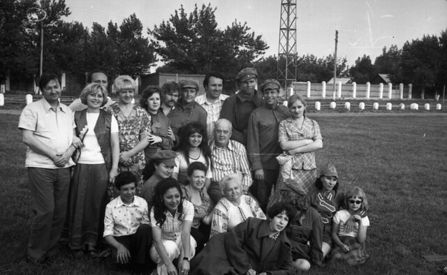 1977. Георгий Вицин и Евгений Моргунов в Каневской