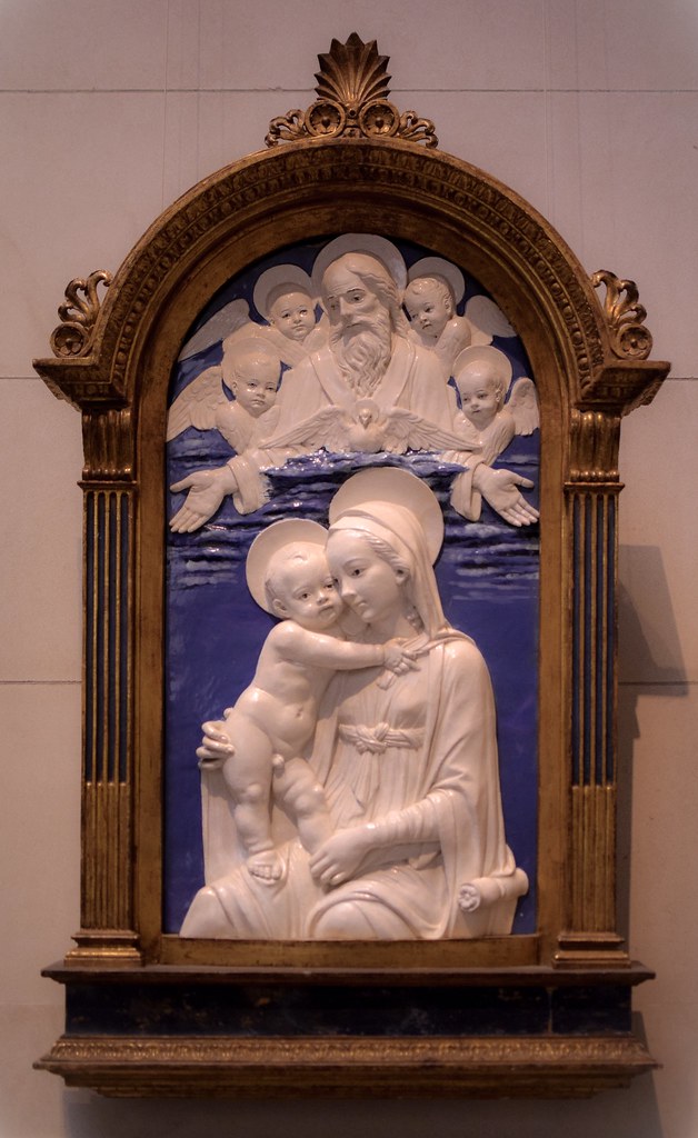 Madonna & Child with God the Father and Cherubim