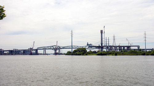 Bridge Construction by caribb, 2018/06/03 - The largest construction project in Quebec at the moment.. the building or the replacem