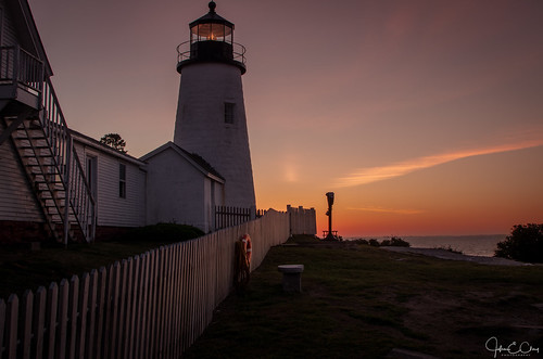 lighthouse newengland me ocean sunrise maine jclay pemaquid
