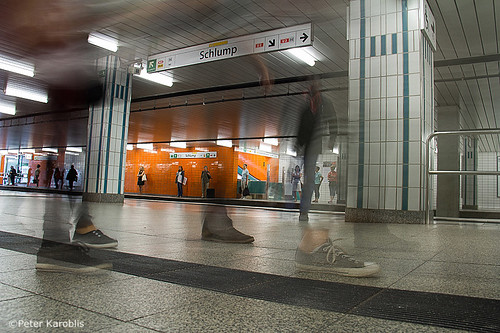 Hamburg Subway U-Schlump / ghost feet 2