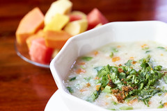 Laos rice porridge