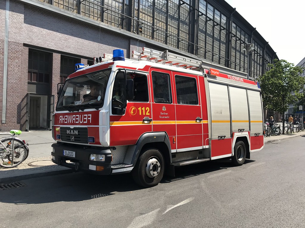 Berliner Feuerwehr - Berlin Fire Brigade - Bahnhof Friedrichstraße, Berlin