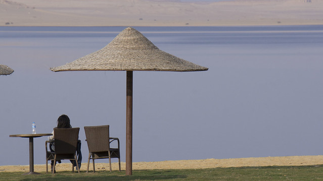 Looking at Egypt's Lake Qaron in Fayoum
