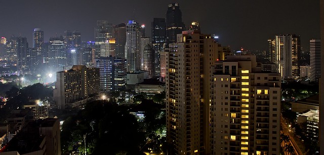 Jakarta night scape