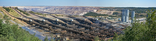 garzweiler mining tagebau strip mine brown coal braunkohle nikon panorama stitched d7100
