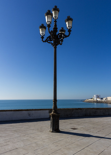 Lamp post in Cadiz