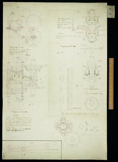 Drawing of the Analytical Engine