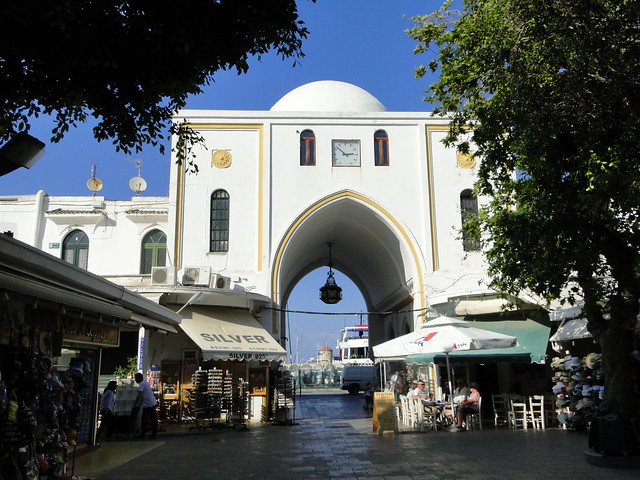 Nea Agora market gate Rhodes
