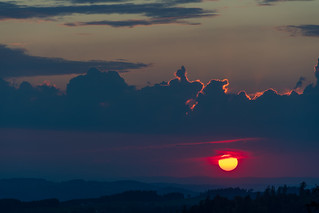Sonnenuntergang / Sunset / Solnedgang Teufen, Appenzell
