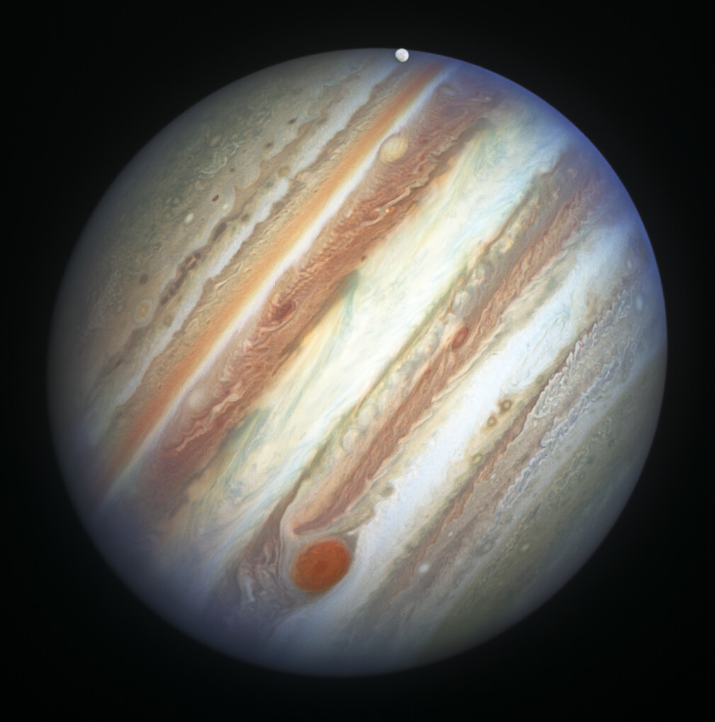 Jupiter's Red Spot and Europa