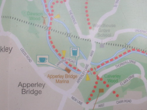 Map of Cycle Route to Leeds | by helena.40proof