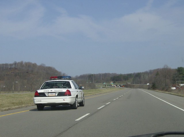 Ohio State Highway Patrol on Ohio Rt 70