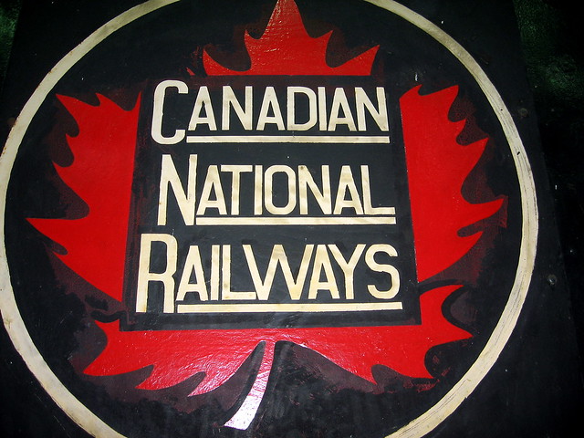 Canadian National Railways Sign