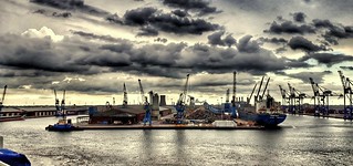 Moody & broody port of Hull..