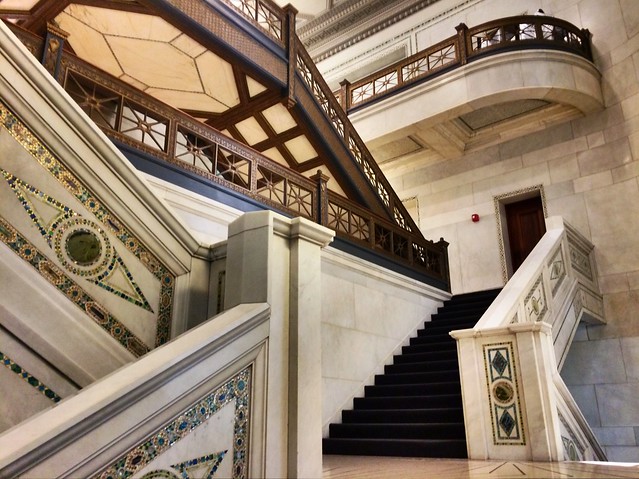 Chicago Cultural Center stairs
