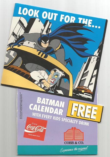1993 Cobb & Co Batman Advertising Standee - New Zealand