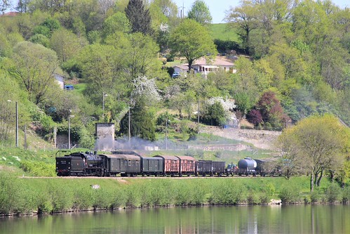 140C38_Aixe_sur_Vienne by colson.p, 140 C 38, Train Limoges-Puy-Imbert - Saint-Junien, Aixe-sur-Viennerailway train locomotive steam snc