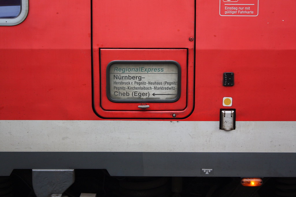 DB: RegionalExpress von Nürnberg nach Cheb (Eger)