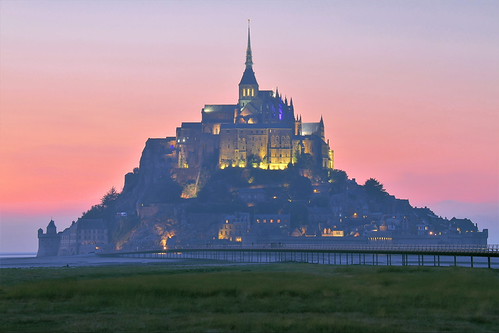 Mont Saint-Michel by hervétherry, france normandie bassenormandie manche montsaintmichel 18200 mont saintmichel merveille coucherdesol