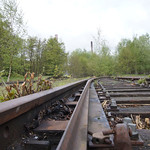 Nur noch an wenigen Stellen finden sich heute auf dem Gelände des UNESCO-Welterbes Zollverein Eisenbahngleise