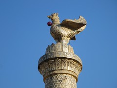 Mosaic-covered Rooster