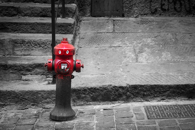 Curious Hydrant - Genova, Italy