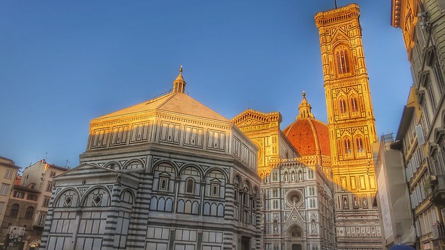 The Baptistry of San Giovanni Duomo Cathedral Firenze Italy