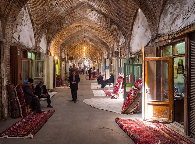 The Bazaar of Tabriz, Iran