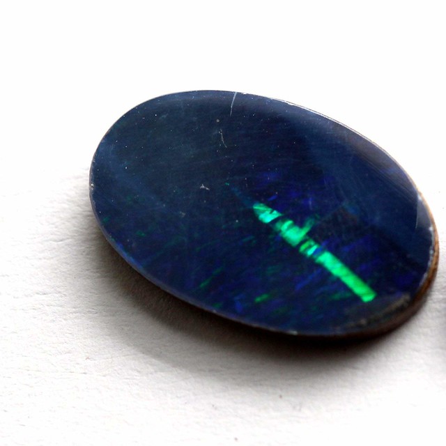 natural australian boulder opal oval cabochon gemstone