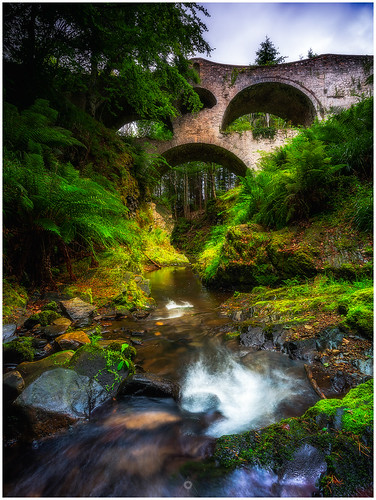 nisifilters benro bluesky bridge canon clouds craigmin ferns forest landscape longexposure morayshire river rocks scotland summer trees water
