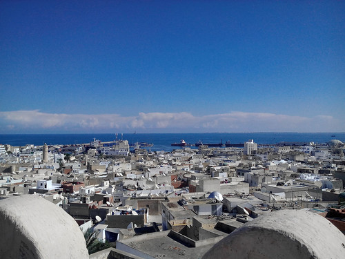tunisia tunisie sousse soussa daressid view tower medina sea