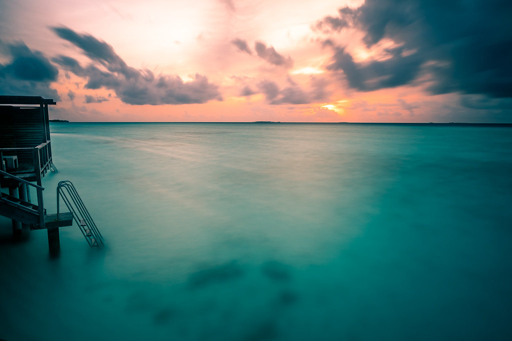 The Sunset - Maldives - Seascape photography