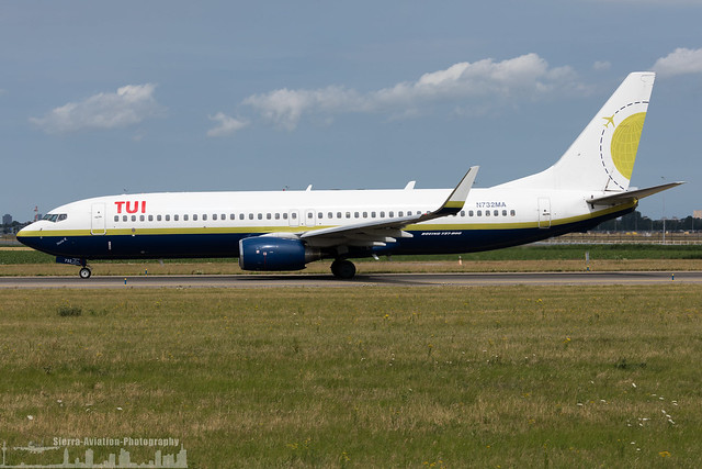N732MA TUI Airlines Netherlands Boeing 737-81Q(WL) (AMS - EHAM - Amsterdam Schiphol)